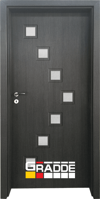 Интериорна HDF врата, модел Gradde Zwinger, Череша Сан Диего